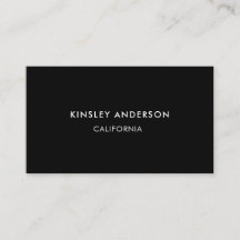 Minimalist Luxury Boutique Black