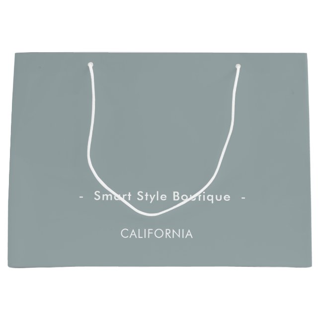 Minimalist Luxury Boutique Dusty Blue (Framsidan)