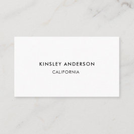Minimalist Luxury Boutique Visitkort