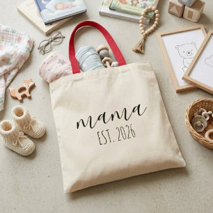 Minimalist Mamma Årsredogörelse Uttalande Tygkasse