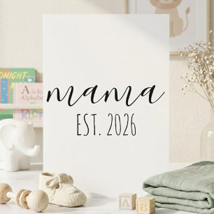 Minimalist Mamma Julkort Mall
