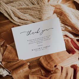 Minimalist Minimalist Funeral Sympathy Memorial Tack Kort