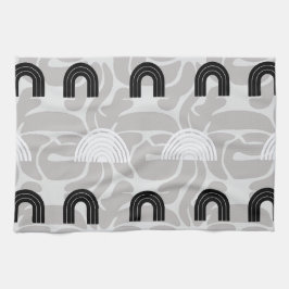 Minimalist Mixed Boho Arches Kökshandduk