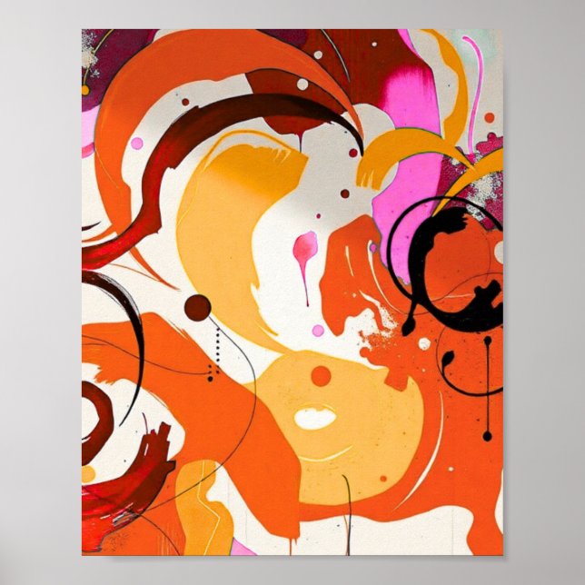 Minimalist Modern Geometric Art Poster (Framsidan)