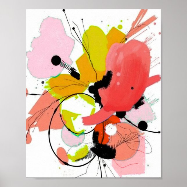 Minimalist Modern Geometric Art Poster (Framsidan)