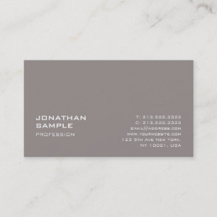 Minimalist modern kreativslättprofessionell visitkort