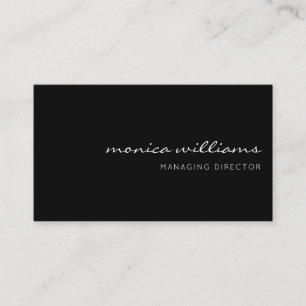 Minimalist modern professionell visitkort