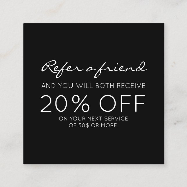 Minimalist modern remiss (Framsida)