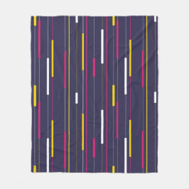 Minimalist Modern Stripes Fleecefilt