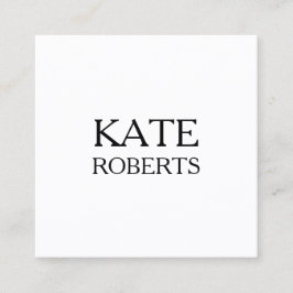 Minimalist modern yrkesmässig visitkort