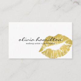 Minimalist moderna visitkortar för Makeupkonstnär Visitkort