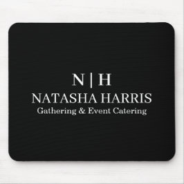 Minimalist Monogram Logo Business mouse pad Musmatta