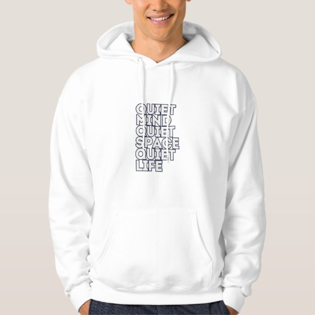 Minimalist Motivational Quote Hoodie — Modern  (Framsida)