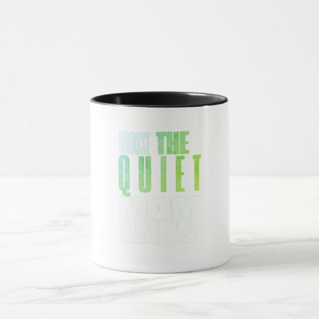 Minimalist Motivational Quote Mug — Modern Clean Mugg (Center)