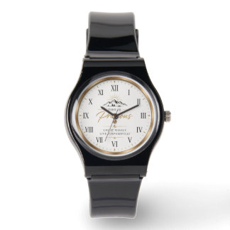 Minimalist Motivational Wrist Watch Armbandsur