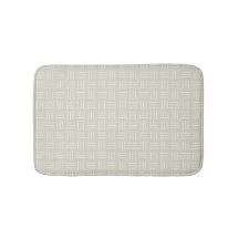 Minimalist Mudcloth Basket Weave, White, Beige
