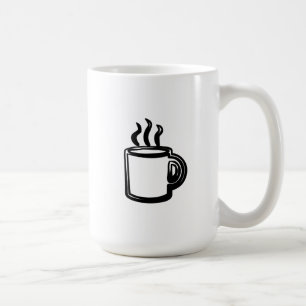 Minimalist mugg för kaffemuggkaffe (444 mL)