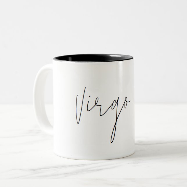 Minimalist mugg för vågZodiac (Framsida vänster)
