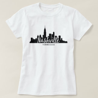 Minimalist Nashville Skyline, Tennessee City T Shirt