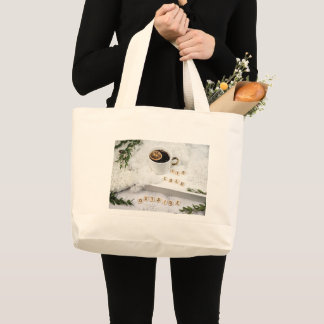Minimalist Nature Landscape Canvas Tote Bag Jumbo Tygkasse