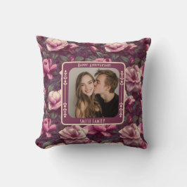 Minimalist Parents 1St Anniversary Throw Pillow Kudde