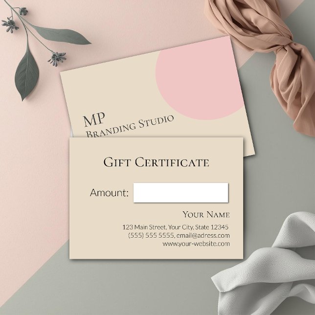 Minimalist Pastel Branding Design (Skapare uppladdad)