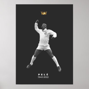 Minimalist Pelé - 1940-2022 Poster