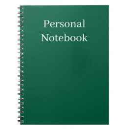 minimalist personal notebook anteckningsbok