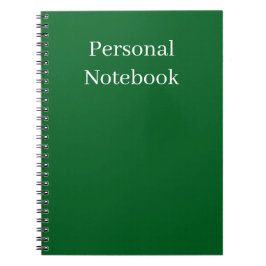 minimalist personal notebook anteckningsbok