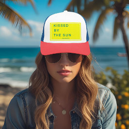 Minimalist Personalized Kissed by the Sun Keps