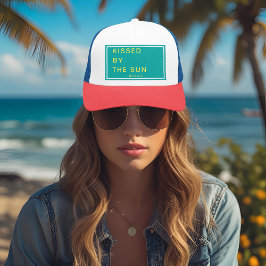 Minimalist Personalized Kissed by the Sun Keps