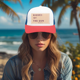 Minimalist Personalized Kissed by the Sun Keps