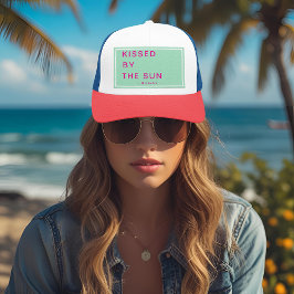 Minimalist Personalized Kissed by the Sun Keps
