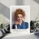 Minimalist Photo Graduation Spara Datumet<br><div class="desc">Minimalist photo Graduation Save the Date. Available digitally and printed. Modern and simple.   Change the words as required and replace the sample photos with your own.</div>