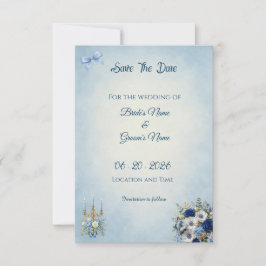Minimalist Photo Save the Date | Something Blue Spara Datumet
