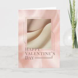Minimalist Photo Valentine Card Kort