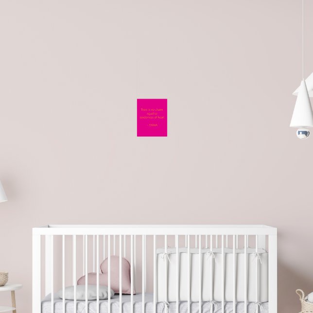 Minimalist poster Jane Austen Quote (Barnkammare 2)