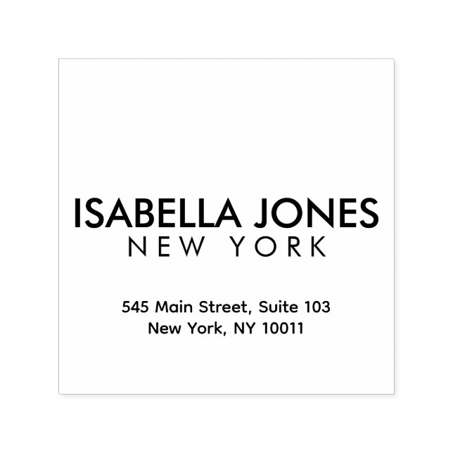 Minimalist Professional Logo Branding Självfärgande Stämpel (Design)