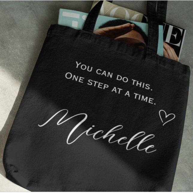 Minimalist Quote | You Can Do This Personalized Tygkasse (Skapare uppladdad)