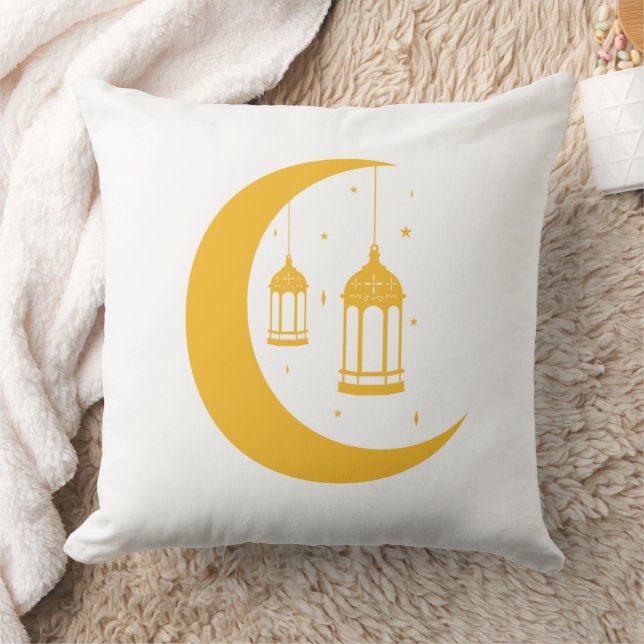 Minimalist Ramadan Night Sky Cushion Kudde (Filt)