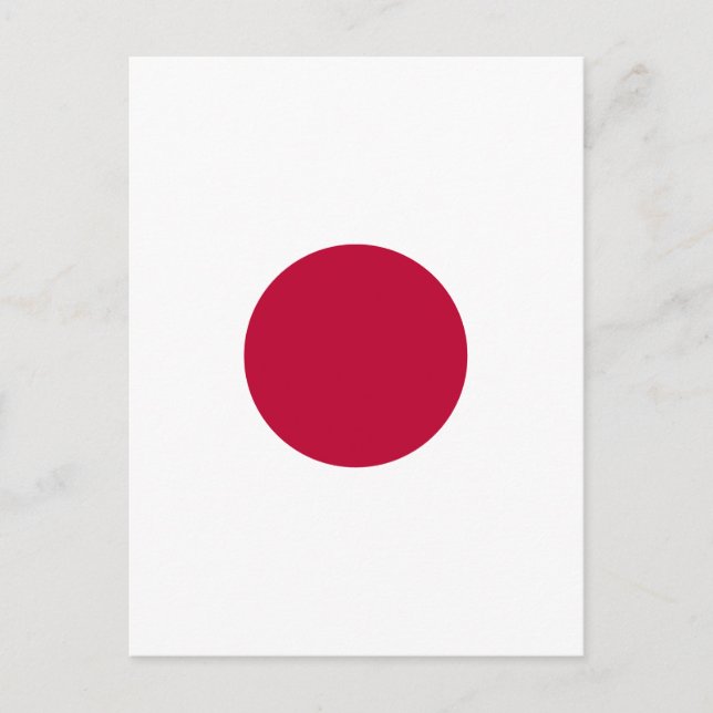 Minimalist Red Circle Design Spiral Helg Vykort (Framsida)