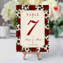 Minimalist Red Rose Elegant Floral Classic Rose