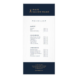 Minimalist rent guld Scissors hårsalongstylisten Reklamkort