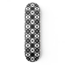 Minimalist retro check pattern – Monochrome design