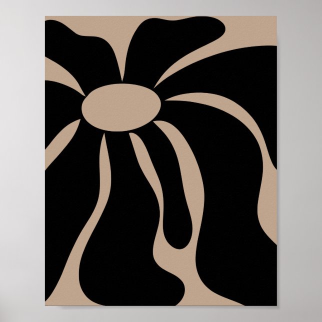 Minimalist Retro Floral Matisse Style Poster (Framsidan)