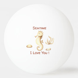 Minimalist Romantic Seatime-sommaren Pingisboll