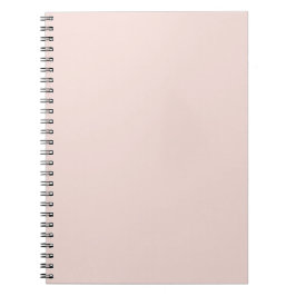Minimalist rosabruten enfärgad elegant anteckningsbok