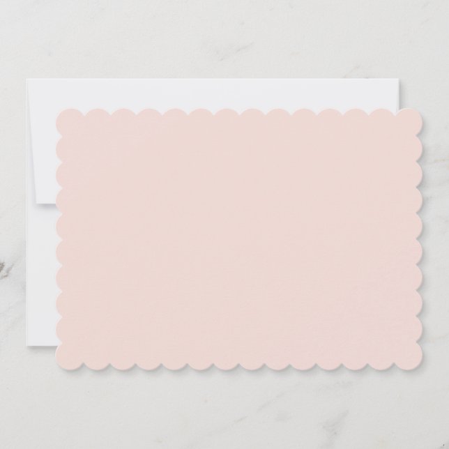 Minimalist rosabruten enfärgad elegant chic kort (Framsida)