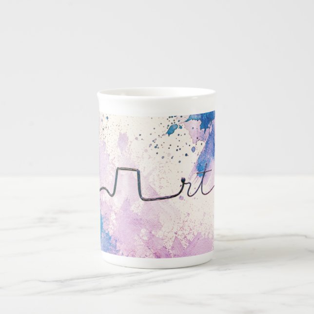 Minimalist RT Design | Inhalotherapy Inspired Benporslin Mugg (Framsidan)
