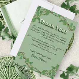 Minimalist Sage Greenery Classic Bridal Shower Tack Kort